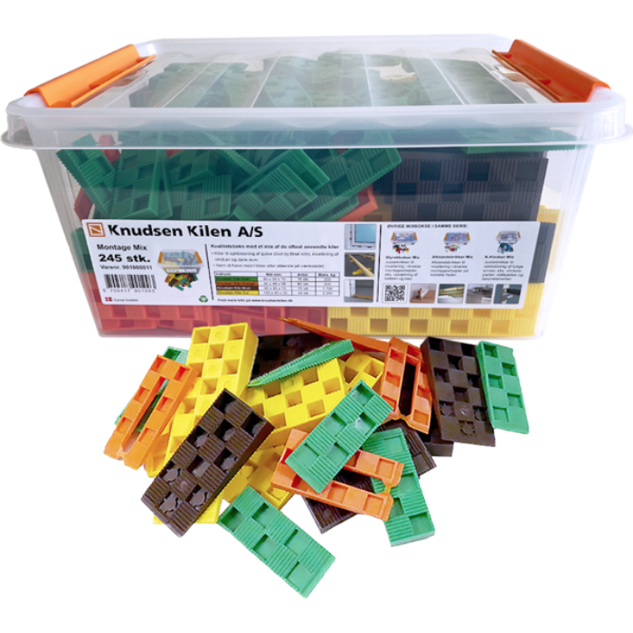 Knudsen pleištų rinkinys 245 vnt