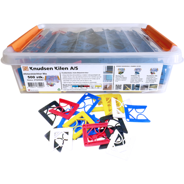 Knudsen pakabinamų tarpiklių rinkinys 500 vnt