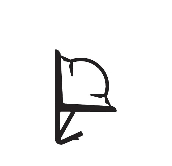 Tarpinė DS 1218d lauko durims (silikoninė)